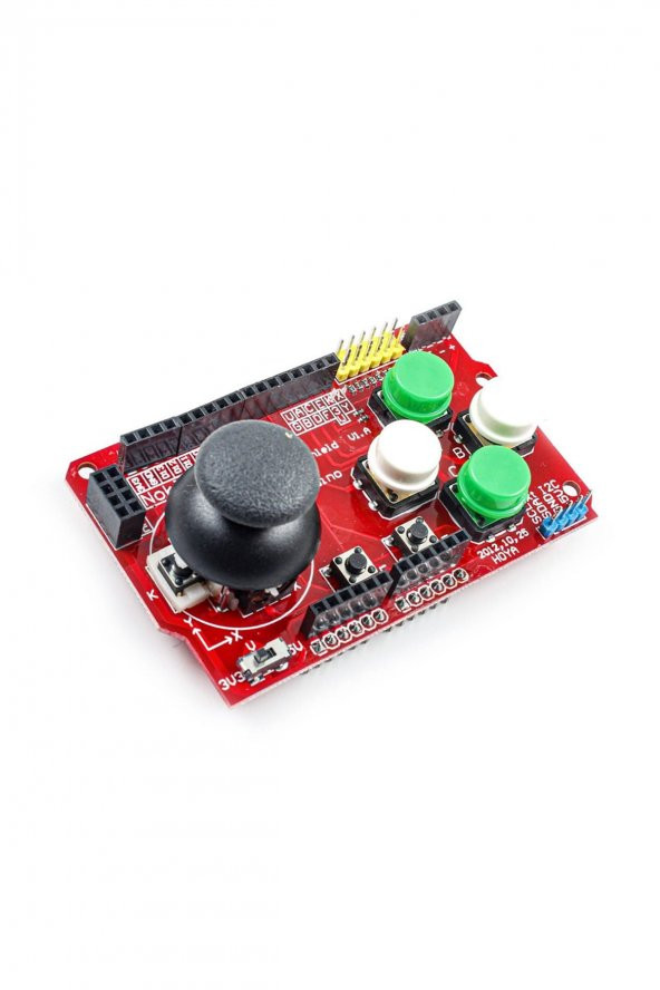 Arduino Joystick Shield 2 Eksen XY Joystick nRF24L01 Nokia5110 Bluetooth PS2 IIC 3.3V 5V 6 Buton Playstation - 3