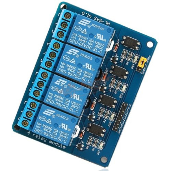 4 Kanal 5V Röle Modül - 6