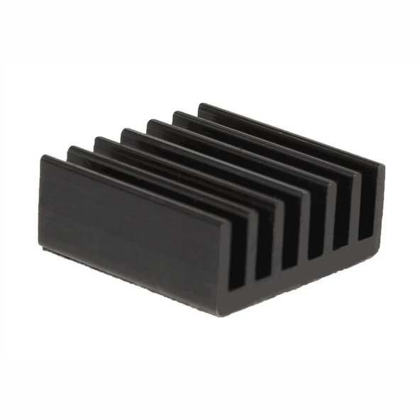 14x14x6mm Aluminyum Soğutucu Siyah M3 Yapıştırma Etiketli Raspberry Xbox Chipset Ekran Kartı Ram - Resim 4