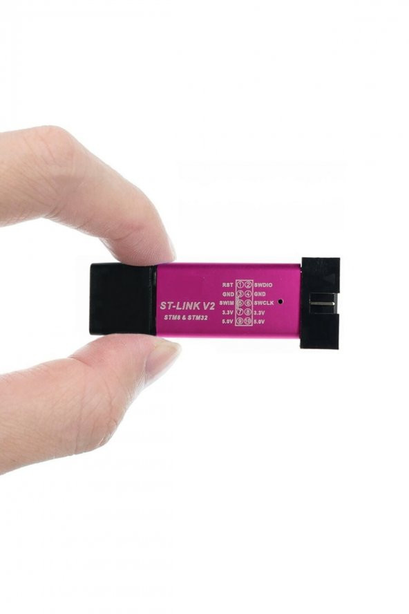 ST-LINK V2 Mini  STLINK V2 KLON  METAL KUTU  STM32 ARM JTAG PROGRAMLAYICI - st link v2 - 2