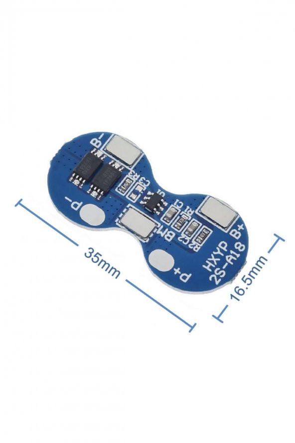 2S 4A Lityum Batarya BMS Koruma Kartı 18650 Lityum Lion Pil Akü 2S 7.4V 4A BMS Protection Board