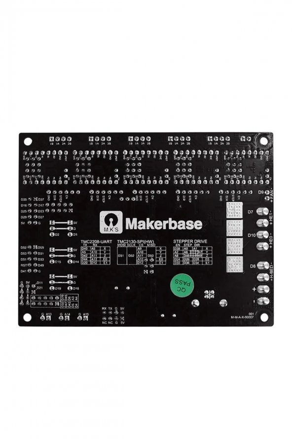 Makerbase MKS Gen L V2.1 3D Yazıcı Kontrol Kartı Lazer CNC 5x Step Motor Sürücü Ramps A4988 DRV8825 - 8