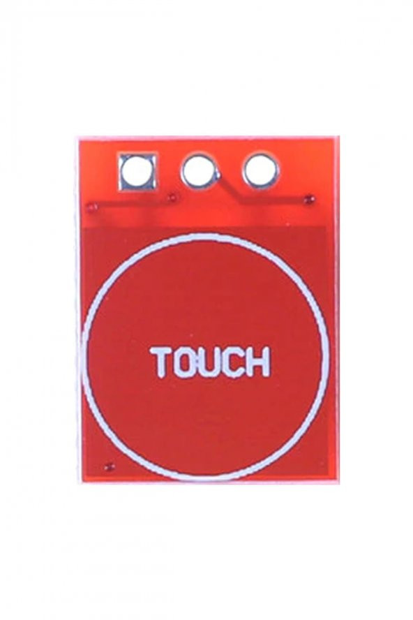 TTP223B Kırmızı Dokunmatik Sensör Modülü Touch Kapasitif 1 Kanal Buton Dokunma Algılayıcı Sensör - 3
