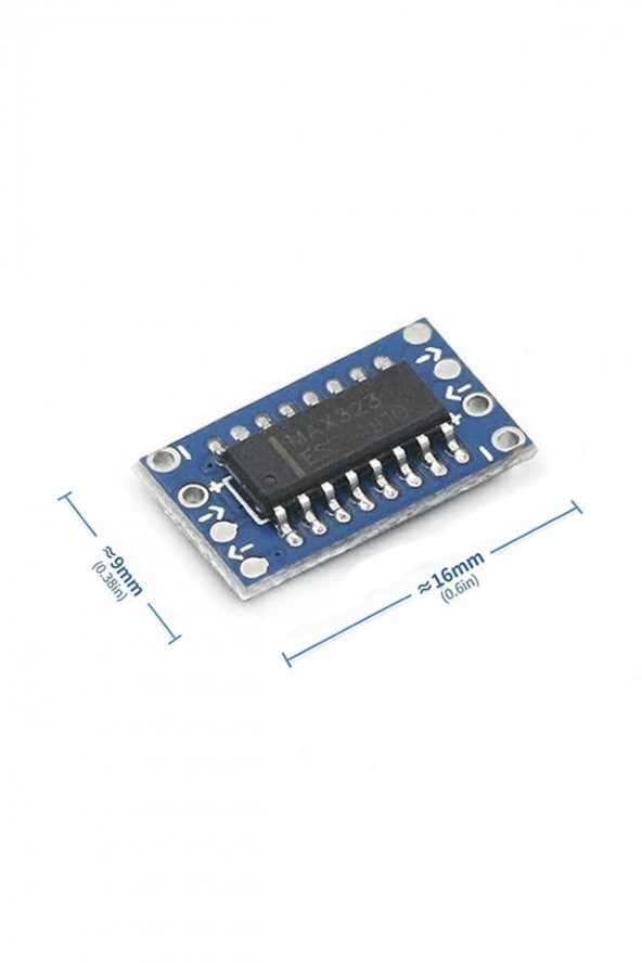 Mini Max3232 RS232 TTL Breakout Modül Uart 120kbps 3V 5V Seri Haberleşme