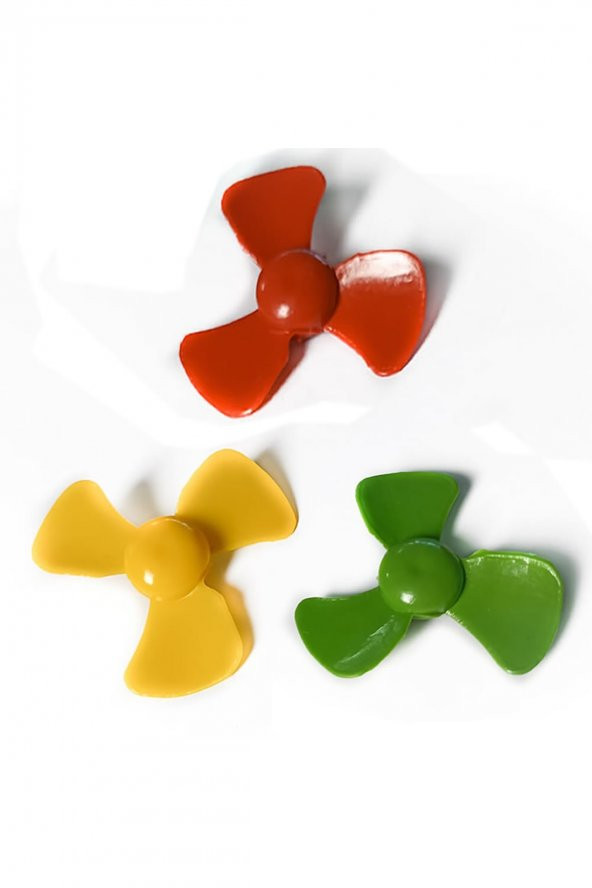 60mm 3 Kanat Oyuncak Pervane Rüzgar Gülü Su Botu RC DIY Motor Propeller - 7