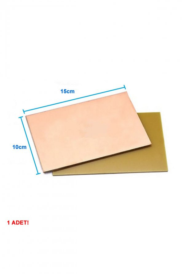 10x15cm Tek Yüz Bakır Plaket Pcb Elektronik Baskı Devre Prototip Test Deney Deneme Kartı FR4 Kaliteli - 8