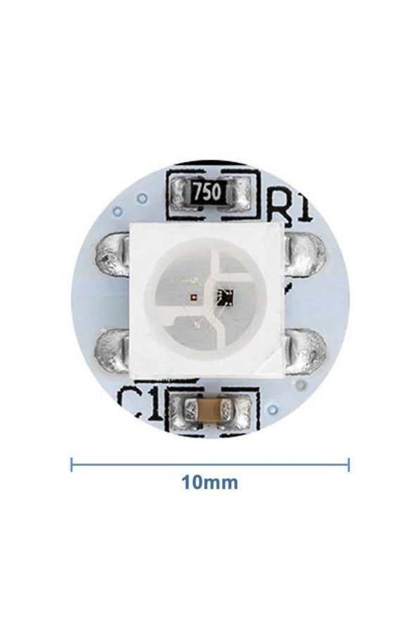 1 Bit NeoPixel WS2812B 5050 Rgb Led Modül 5050 Adreslenebilir Rgb Lamba Kart Full Color