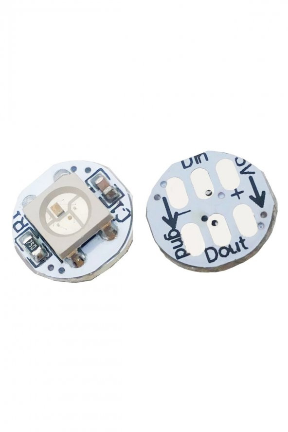 1 Bit NeoPixel WS2812B 5050 Rgb Led Modül 5050 Adreslenebilir Rgb Lamba Kart Full Color - 2