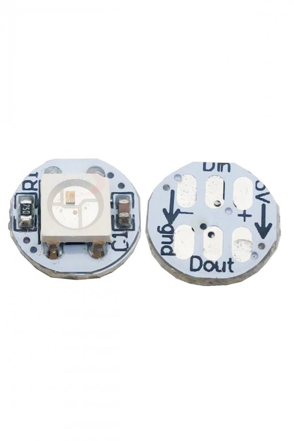 1 Bit NeoPixel WS2812B 5050 Rgb Led Modül 5050 Adreslenebilir Rgb Lamba Kart Full Color - 5
