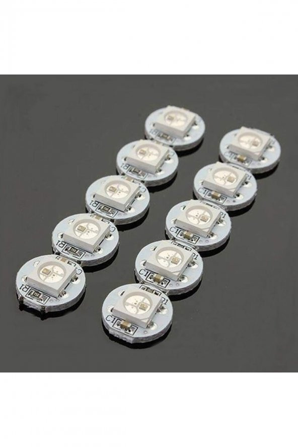 1 Bit NeoPixel WS2812B 5050 Rgb Led Modül 5050 Adreslenebilir Rgb Lamba Kart Full Color - 6