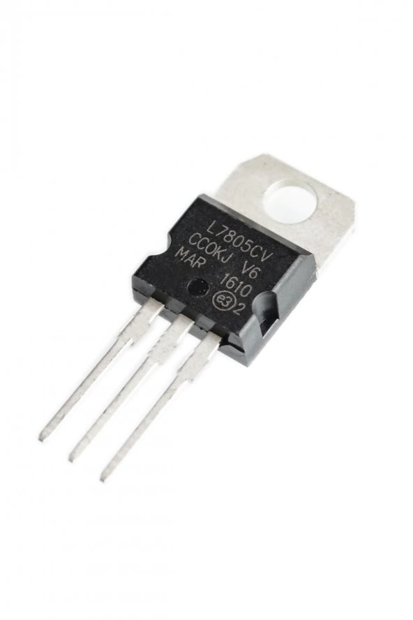 L7805CV 3 Pin DC 5V Lineer Voltaj Düşürücü Regülatör Enregre - 2
