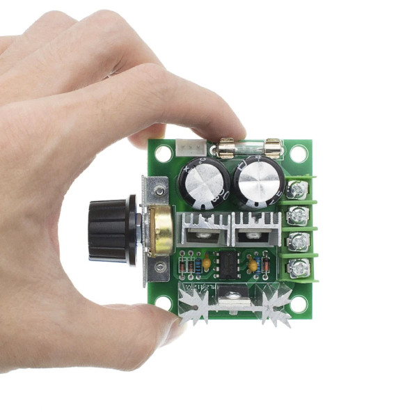 10A 40V DC Motor Hız Kontrol Sürücü Devresi  0/100% Pot Kontrollü PWM Motor - 2