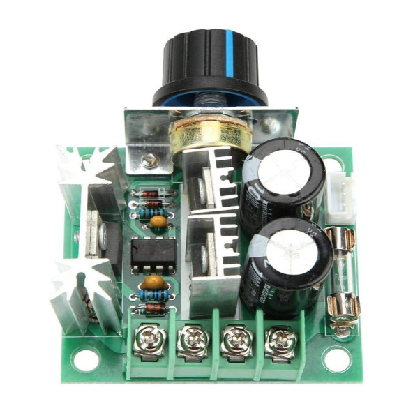 10A 40V DC Motor Hız Kontrol Sürücü Devresi  0/100% Pot Kontrollü PWM Motor - 5