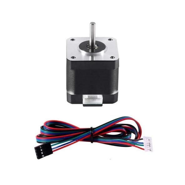 Nema 17 Step Motor 1.5A 0.4Nm D Mil 2 Faz 1.5A 1.8 Derece 200 Adım 3D Yazıcı Printer - 3