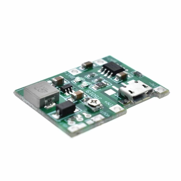 TP4056 18650 Lityum Pil Şarj Micro Usb Ayarlı Voltaj Yükseltici 3-7V to 27V Boost Step Up Lion Akü - 5