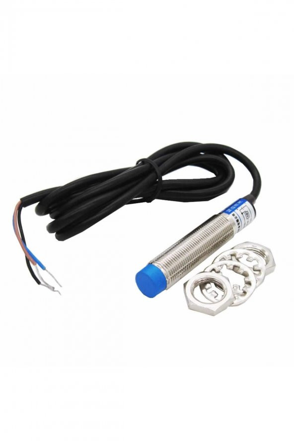 LJ12A3-4-Z/BX Endüktif 4mm Metal Algılayıcı Sensör NPN NO  Temassız Proximity 3 Telli DC 6V-36V