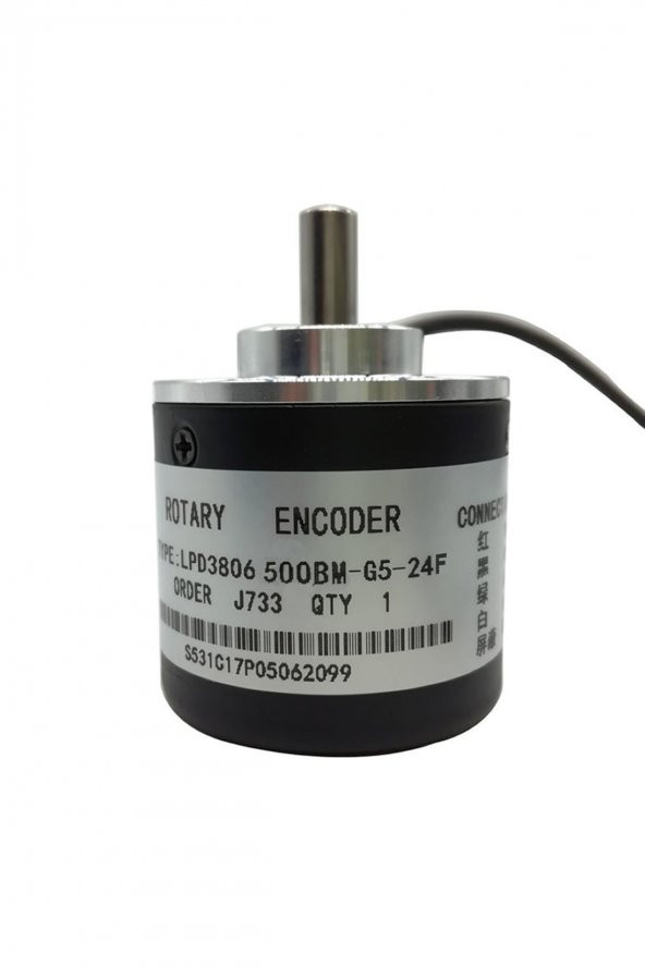 LPD3806-500BM-G5-24F 500 Pals Optik Enkoder DC 5V-24V Rotary Döner Encoder, AB 2 Fazlı Motor - 4