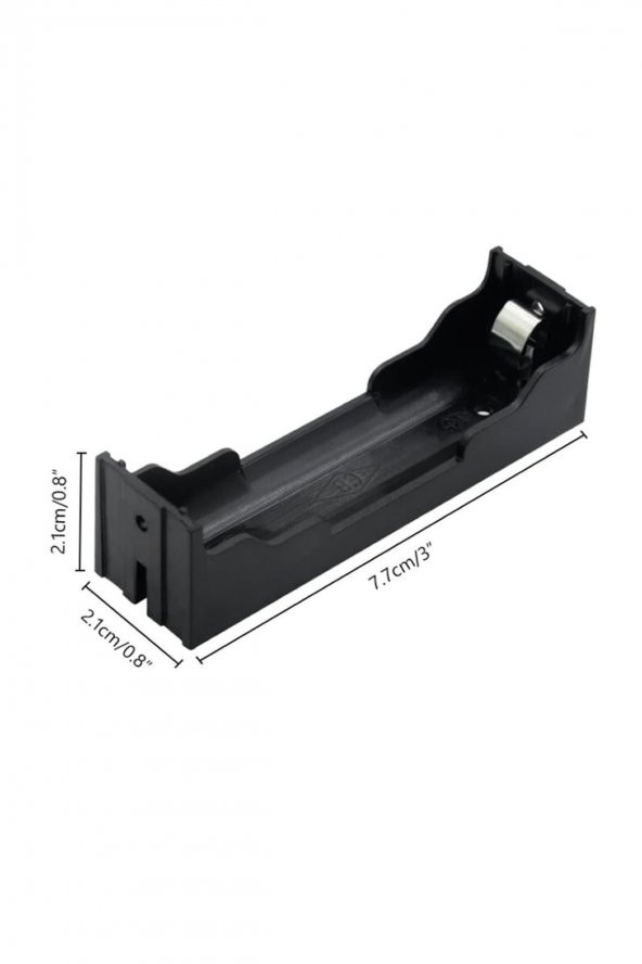 18650 Pcb Tip Pil Yuvası 1 li 3.7V Akü Şarj Powerbank Pil Tutucu Kutusu Batarya Lityum Li ion Pin