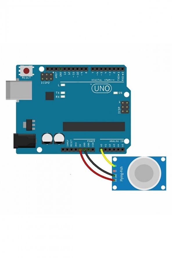 MQ-2 Gaz Sensör Modülü Yanıcı Gaz Lpg ve Duman Algılaycı 300-10000ppm MQ2 Bütan Propan Alarm - 8