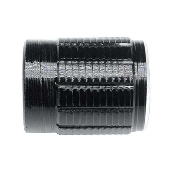 Alüminyum Pot Başlığı 6mm Tırtıklı Mil  6mm Siyah Metal Potansiyometre Rotary Enkoder Ses Voltaj - Resim 6