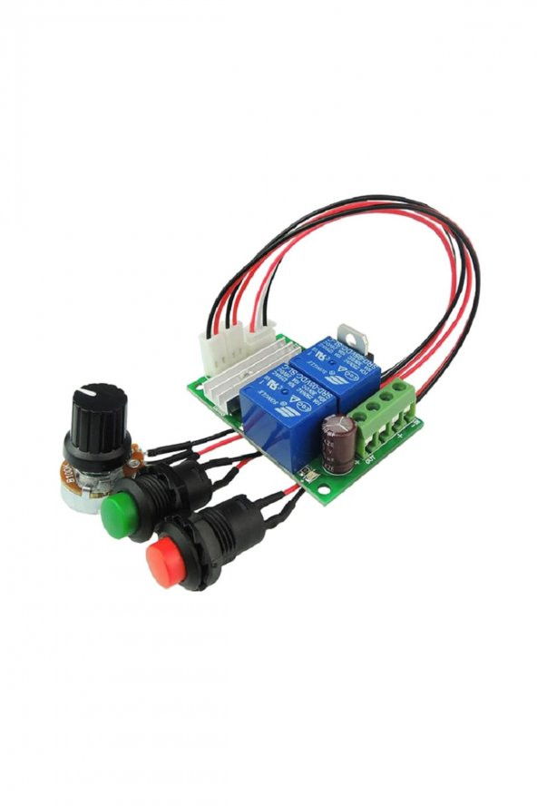 30A 24V DC Motor Pwm Hız Kontrol Sürücü Devresi  0-100 Ayarlanabilir İleri Geri Veya Durdurma Yön