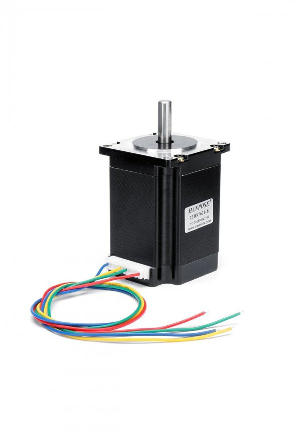 23HS7628 Nema 23 Step Motor 1.9Nm  3.2V 2.8A D Mil 2 Faz 1.8 Derece 200 Adım 3D Yazıcı Printer - 2