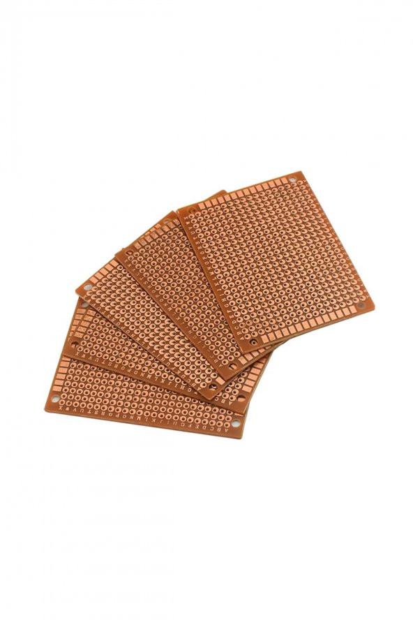 5x7cm Pertinaks Pcb Proto 10X24 432 Adet Bakır Delik Prototip Deney Kartı 2.54mm Pertenaks - 7