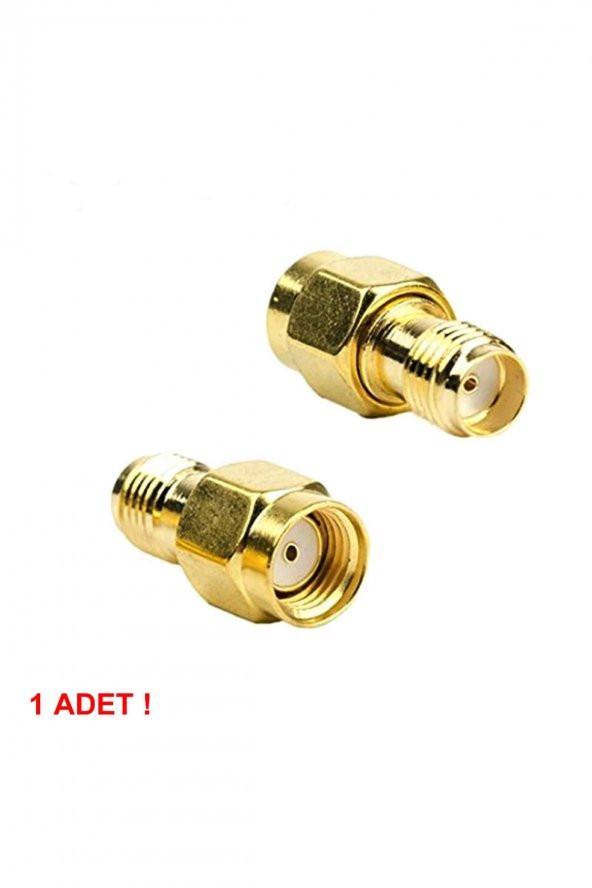 RP SMA Erkek to SMA Dişi Adaptör Soket  Altın Kaplama Soket 0-6GHz RF Wi-Fi Anten FPV Lora Helium - 2