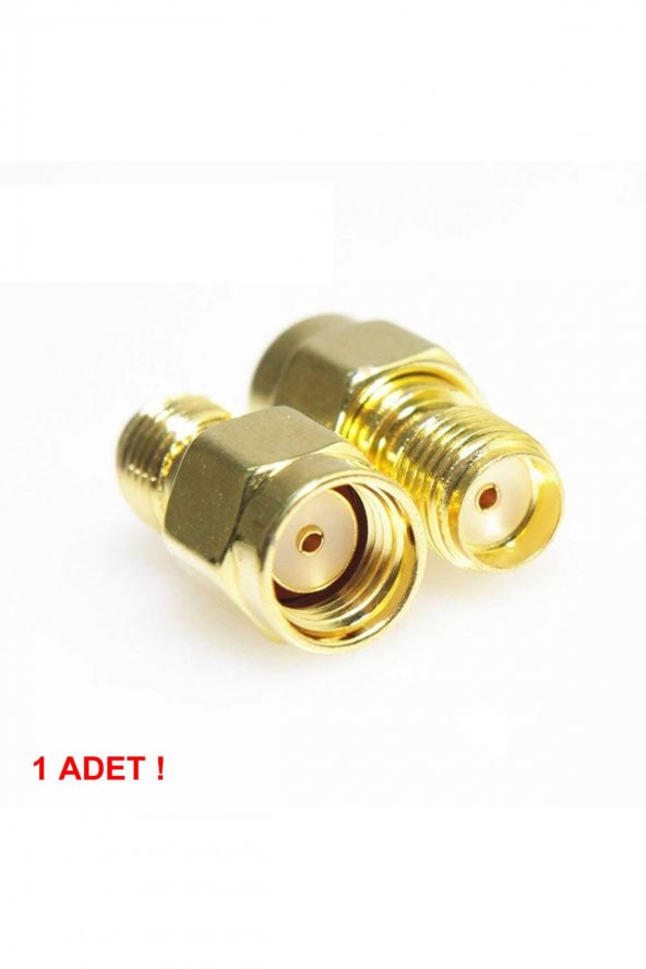 RP SMA Erkek to SMA Dişi Adaptör Soket  Altın Kaplama Soket 0-6GHz RF Wi-Fi Anten FPV Lora Helium - 3