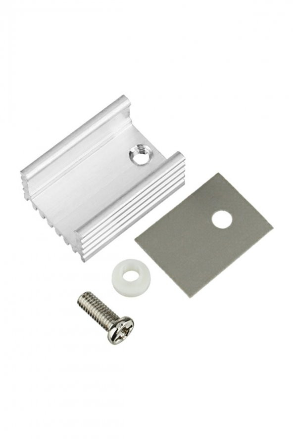 To220 Aluminyum Soğutucu Set Radyatör Entegre Transistör Mosfet Bjt Lm78xx Lm317 Irfxxx Tdaxx