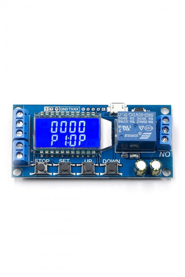XY-LJ02 Zaman Ayarlı Röle Modül Micro Usb DC 5-30V Besleme Zamanlayıcı Gecikmeli Başlangıç 0.1sn