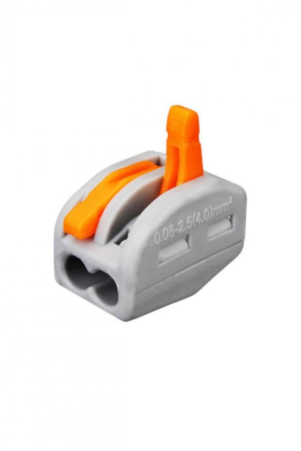 2li Kolay Kablo Tel Birleştirici Konnektör Vidasız Klemens 250V 32A 1mm/4mm Elektrik Kablo Bağlantı - Resim 6