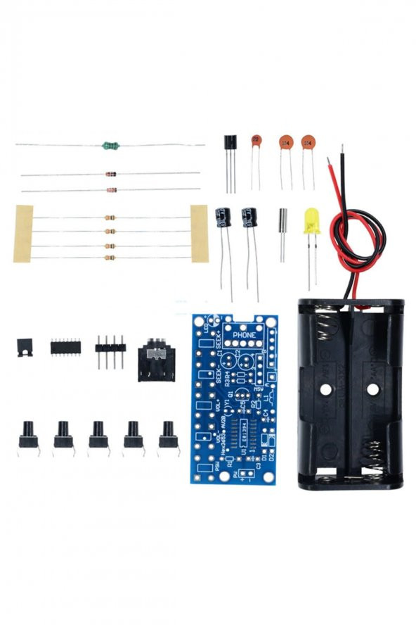 Demonte HEX3653 Stereo FM Radyo Alıcı Modül Elektronik Eğitim Kiti DC 1.8V-3.6V Kablosuz Dijital - 7