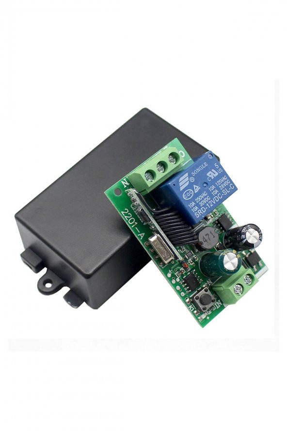 433Mhz RF 1 Kanal Röle Modül AC 220V  Kablosuz Pompa Fan Lamba Perde Akıllı Ev Garaj Bariyer Kapı - Resim 6