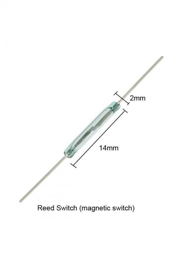 14mm Reed Röle Anahtar Sensör Switch Manyetik Alan Mıknatıs Algılayıcı NO Kontak Çıkışı Kapı Pencere - 6