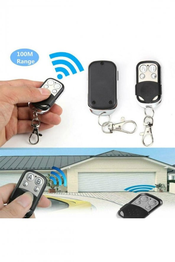433Mhz Öğrenebilir Uzaktan Kumanda  Araba Garaj Otomatik Kapı Kepenk Bariyer Alarm Lamba Kontrol - 7