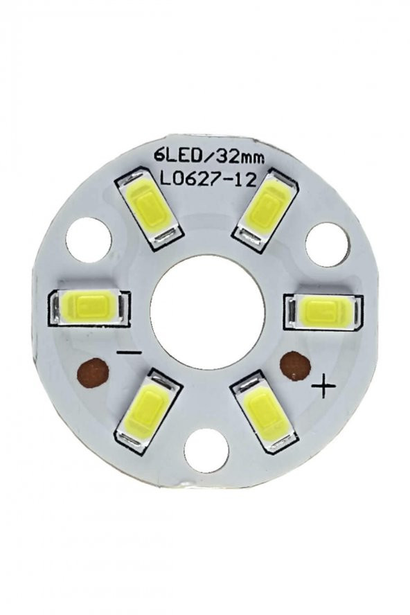 5730 12V 3W 32mm Beyaz Led Modül Aluminyum Pcb 6 Led Lamba Aydınlatma Işık - 8