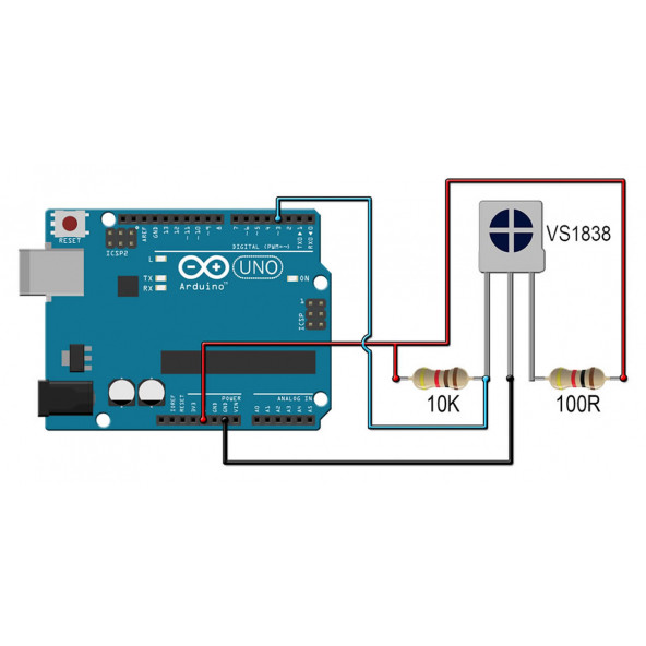 VS1838B 38KHZ IR Alıcı Sensör Evrensel Kızıl Ötesi Kumanda Televizyon Uydu Alıcı Klima Receiver 1838 - 6