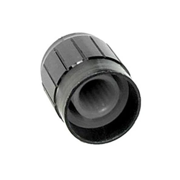 Alüminyum Pot Başlığı 6mm Tırtıklı Mil  6mm Siyah Metal Potansiyometre Rotary Enkoder Ses Voltaj - Resim 7