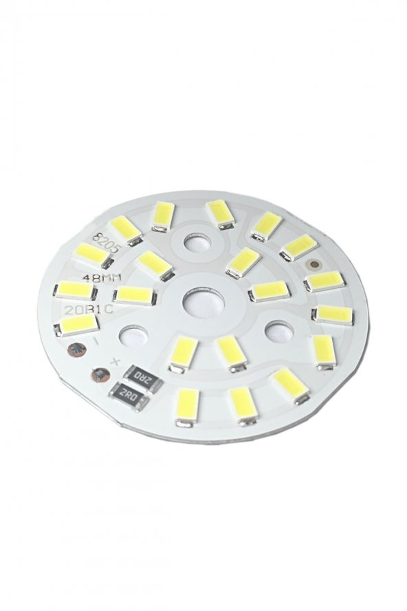 5730 5V 10W 48mm Beyaz Led Modül  Aluminyum Pcb 20 Led Lamba Aydınlatma Işık - 7