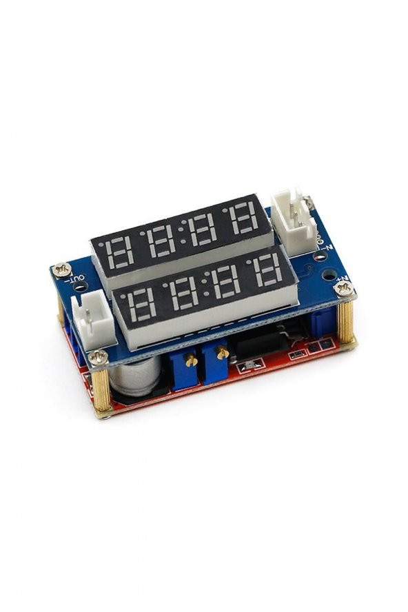 XL4015 Ayarlanabilir Voltaj ve Akım Kontröllü Güç Kaynağı Voltmetre Ampermetre Göstergeli  Step-Down - 4