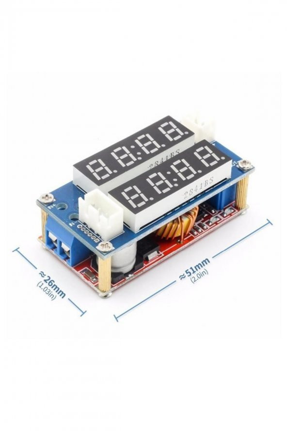 XL4015 Ayarlanabilir Voltaj ve Akım Kontröllü Güç Kaynağı Voltmetre Ampermetre Göstergeli  Step-Down - 7
