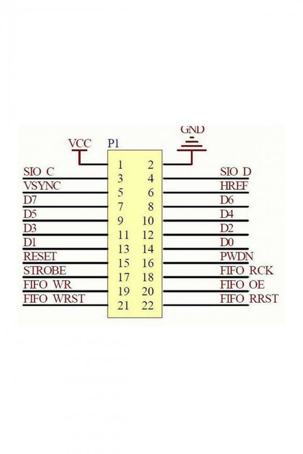 OV7670 Kamera Modülü CMOS Görüntü Sensörü 640x480 VGA CIF Otomatik Pozlama Kontrol Görüntü İşleme - 8