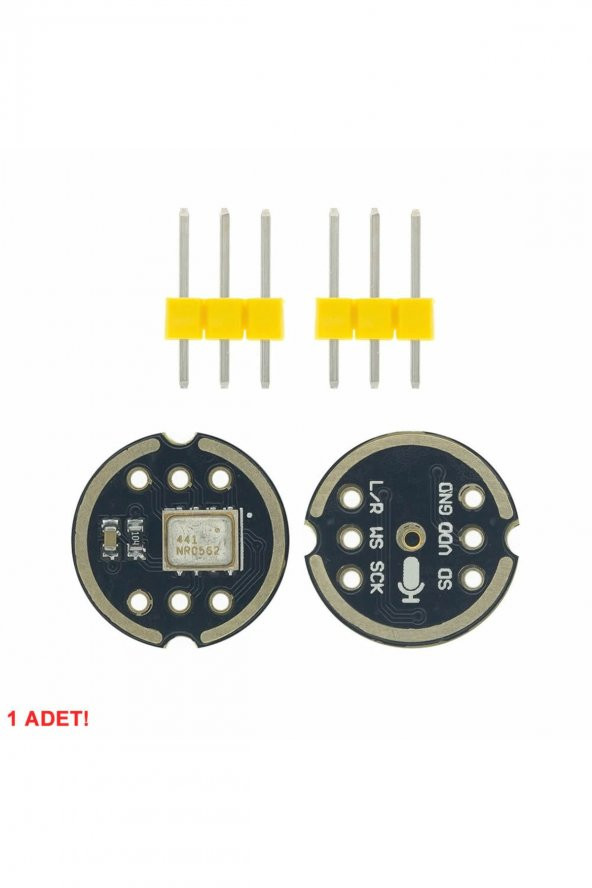 INMP441 Omnidirection Mikrofon Modül  Çok Yönlü Mini Dijital I2S Mems 24Bit Adc - 3