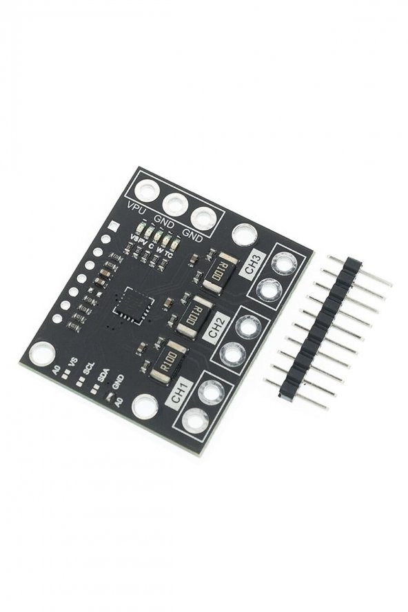 3 Kanal INA3221 Voltaj Akım Güç İzleme Sensör Modülü  26V 100A IIC Haberleşme Yüksek Hassasiyet - 3