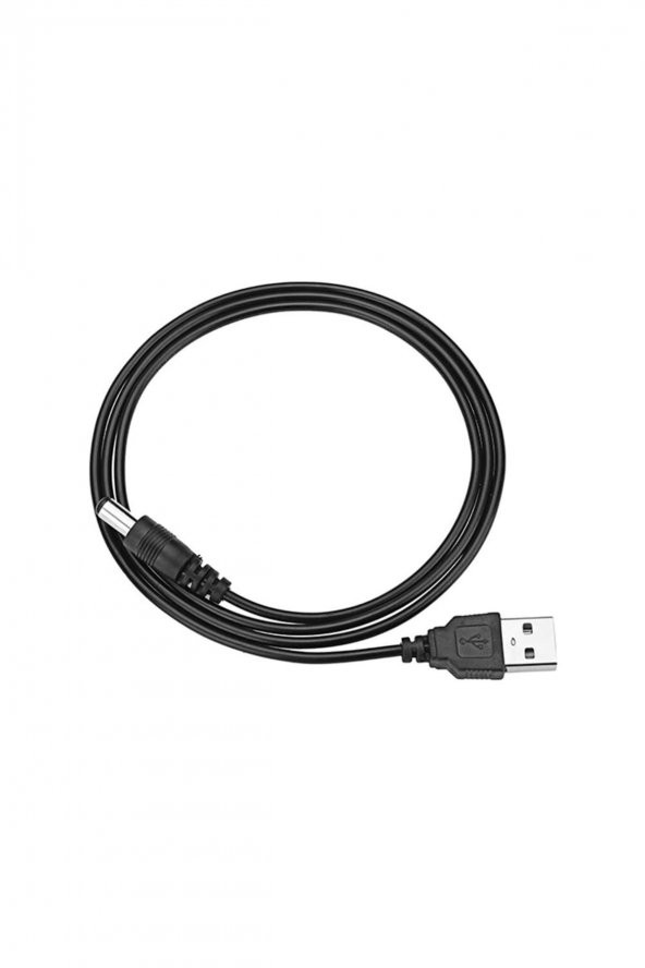 USB 5V to 5.5x2.1mm Adaptör Çevirici Kablo 1.8 Metre Güç Kablosu Kamera Tablet Cep Telefonu - 5