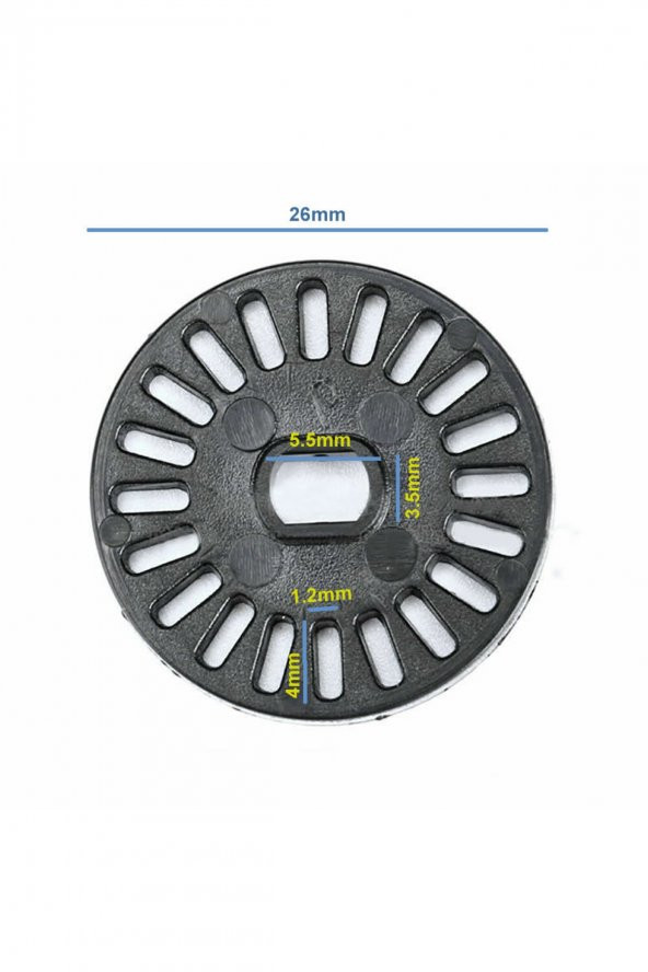 Kod Disk Plastik 20 Göz  Motor Hız Rpm Mesafe Ölçme Algılayıcı Sensör İnfrared IR Rotary Enkoder