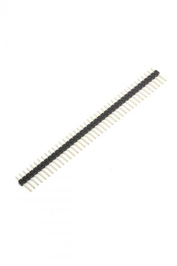 5 Adet 1x40 Pin Erkek Header  Tek Sıra 2.54mm 180 Derece Kırılabilir Bölünebilir Konnektör Soket