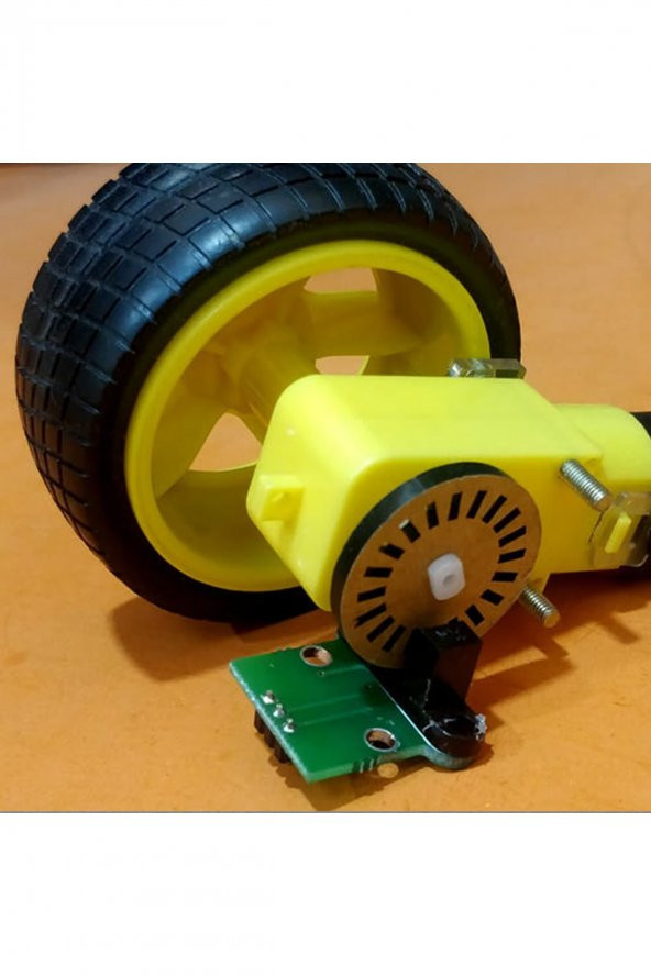 Kod Disk Plastik 20 Göz  Motor Hız Rpm Mesafe Ölçme Algılayıcı Sensör İnfrared IR Rotary Enkoder - 8