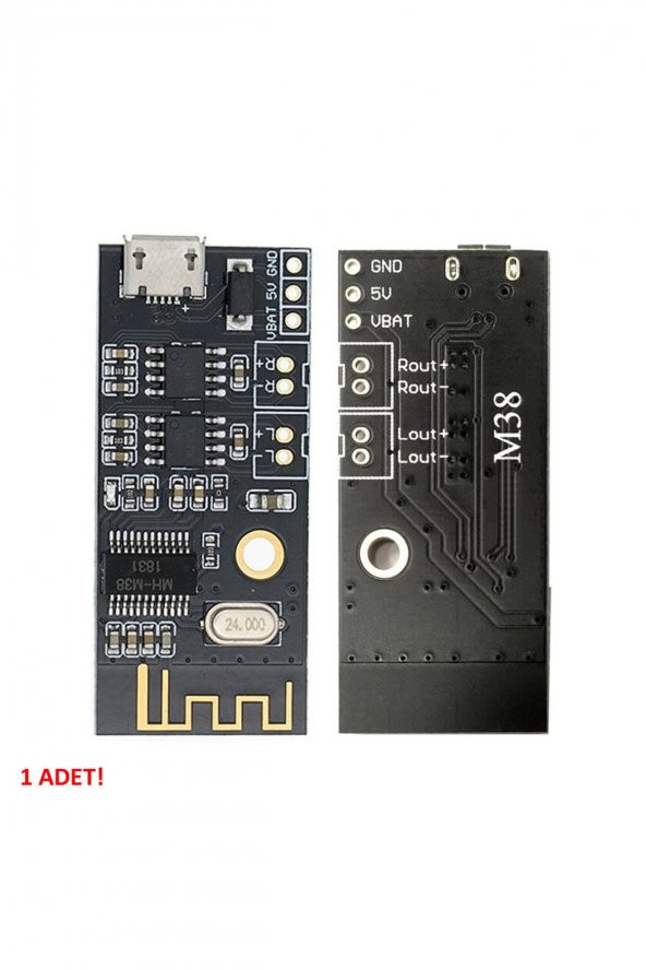 MH-M38 Bluetooth 4.2 Mp3 Ses Modülü  2 Kanal 5watt Anfi Kuvvetlendirici Kablosuz - 3